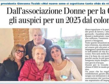 Dall’associazione Donne per la Granda gli auspici per un 2023 dal colore rosa