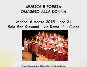 LOCANDINA MUSICA E POESIA: OMAGGIO ALLA DONNA 06/03/2015