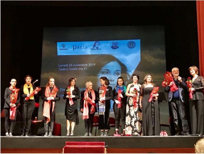 COMUNICATO STAMPA “PENSIERI E PAROLE: QUANDO ESSERE DONNA E’ ARTE!” 25/11/2019