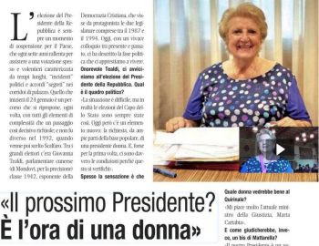 INTERVISTA ALLA PRESIDENTE TEALDI GIOVANNA – RIVISTA IDEA 13/01/2022