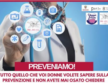 LOCANDINA “PREVENIAMO! Tutto quello che voi donne volete sapere sulla prevenzione e non avete mai osato chiedere” 12/03/2020