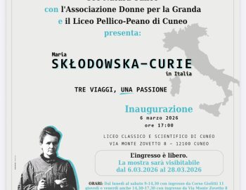 Inaugurazione mostra MARIA SKLODOWSKA CURIE IN ITALIA, TRE VIAGGI UNA PASSIONE,